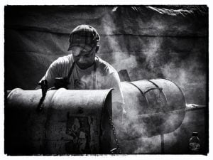 Chicken Seller, Leeds West Indian Carnival