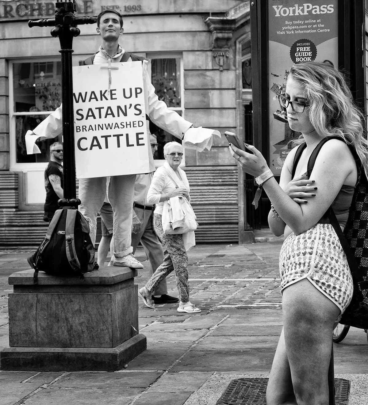 Street preacher, York