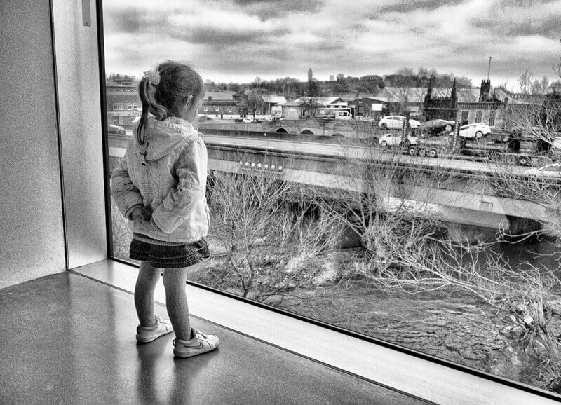 View from the Hepworth Gallery wakefield