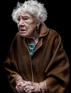 Old woman, portraits